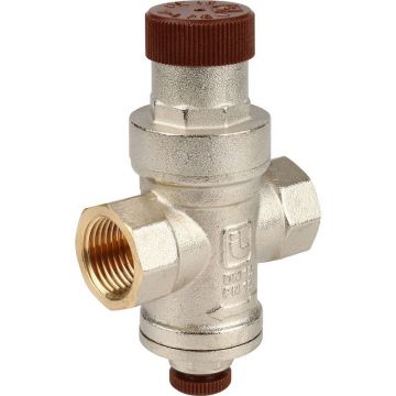 Редуктор давления Itap (Итап) Minibrass с давлением на выходе 14 бар с подсоединением для манометра 1/4″, 1/2 дюйма 361