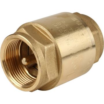 Клапан обратный Itap (Итап) EUROPA пружинный муфтовый с металлическим седлом 1 1/4 дюйма 100