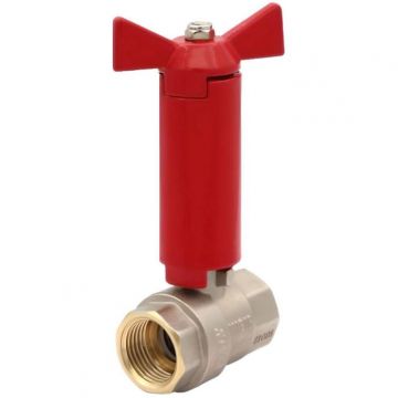 Кран шаровой с удлиненным штоком 1/2 (никель) Vieir (Виеир) (VER61)