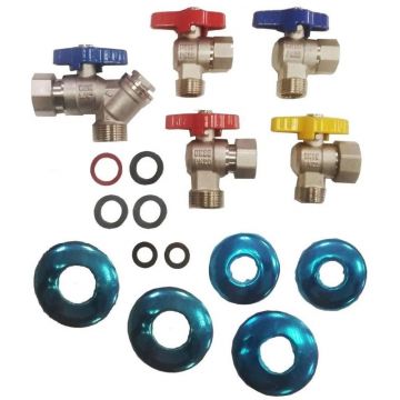 Набор кранов для газового котла 1/2 х 3/4 Vieir (Виеир) (VRQ22)