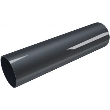 Труба водосточная Fineber (Файнбер) D80 3000 мм Графит (FBRW.P.3000.80.66) 1 шт
