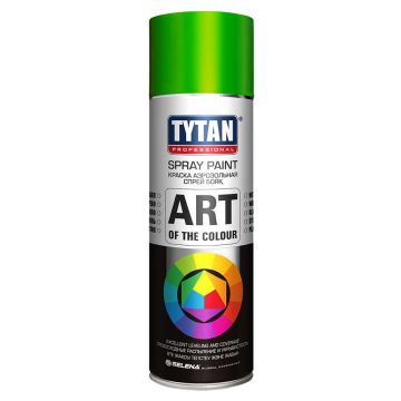 Краска аэрозольная Tytan Art of the Colour 6018 глянцевая светло-зеленая (93700) 400 мл