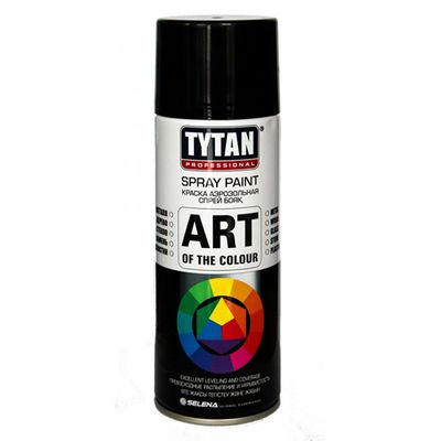 Краска аэрозольная Tytan Art of the Colour RAL9004 матовая черная (93885) 400 мл