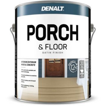 Краска для полов и террас Denalt Porch & Floor 500 Satin Finish полуматовая 3,7 л