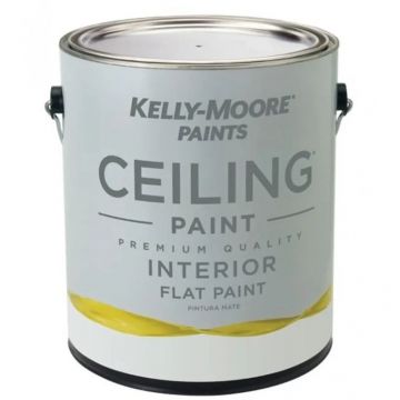 Краска интерьерная акриловая Kelly-Moore Paints Ceiling Paint для потолков ультраматовая белоснежная (10021-1G) 3,78 л