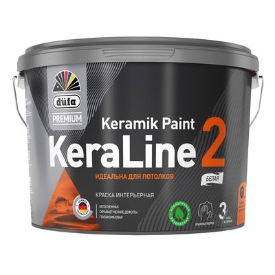Краска интерьерная Dufa Premium KeraLine Keramik Paint 2 глубокоматовая база 1 9 л