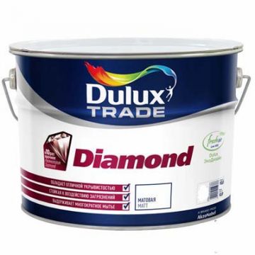 Краска для стен и потолков Dulux Diamond Matt матовая база BC 4,5 л