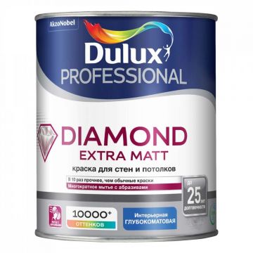 Краска для стен и потолков Dulux Professional Diamond Matt матовая база BC 9 л