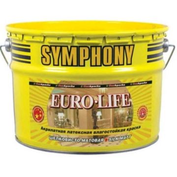 Краска акрилатная латексная Symphony Euro-Life C 2,7 л