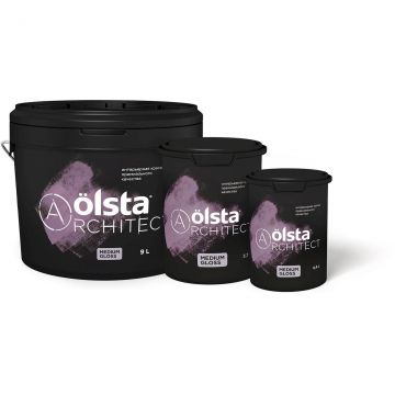 Краска интерьерная Olsta Architect Medium Gloss Глянцевая Колеруемая база C 9 л Краска интерьерная Olsta Architect Medium Gloss Глянцевая Колеруемая база C 9 л