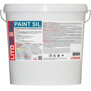 Краска декоративная Litokol (Литокол) Litotherm Paint Sil силиконовая белая база 1 20 кг