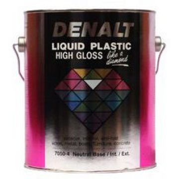Эмаль универсальная Denalt Luquid Plastic 7050 черная 0,946 л