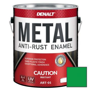 Эмаль универсальная Denalt Metall Anti-Rust Enamel 2 in1 Liquid High Closs Plastic Art-01 Жидкий пластик глянцевая зеленая 3,78 л