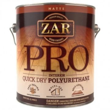 Лак Zar Pro Quick Dry полиуретановый быстросохнущий Polyurethane Matte 3,78 л