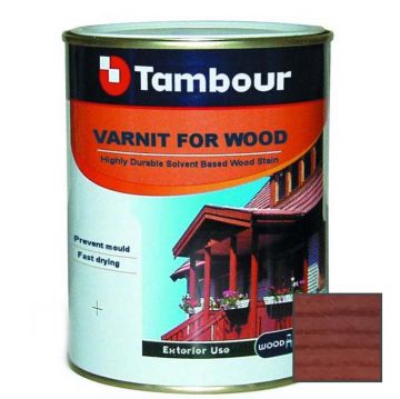 Tambour Varnit For Wood Лак для дерева шелковисто-матовый палисандр (485-030) 0,75 кг