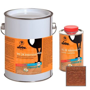 Грунтовка Loba (Лоба) на основе масла двухкомпонентная Lobadur HS 2K Intensive/Color A.T. Mesquite Red 2,5 л
