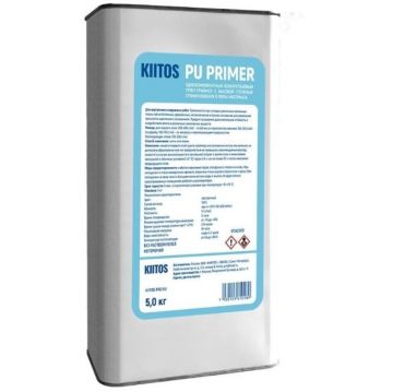 Грунт-праймер Kiitos (Киитос) однокомпонентный полиуретановый PU Primer R c высокой степерью проникновения в поры материала кг