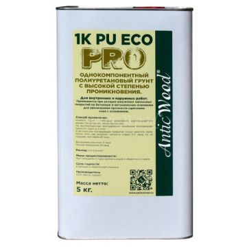 Грунтовка Antic Wood (Антик Вуд) полиуретановая PU ECO PRO для оснований 5 кг
