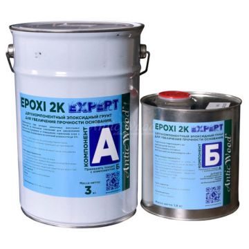 Грунтовка Antic Wood (Антик Вуд) двухкомпонентная эпоксидная 2K Epoxy Expert для оснований 4,8 кг