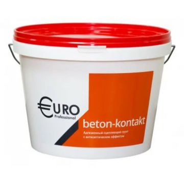 Грунтовка СТК Профи адгезионная Euro Бетоноконтакт универсальный (БС-775) 10 л Грунтовка СТК Профи адгезионная Euro Бетоноконтакт универсальный (БС-775) 10 л