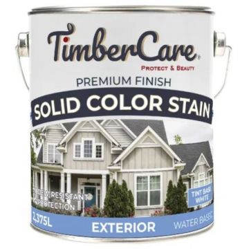 Суперстойкое кроющее покрытие для деревянных поверхностей TimberCare Solid Color Stain полуматовый White Base (350054) 2,375 л