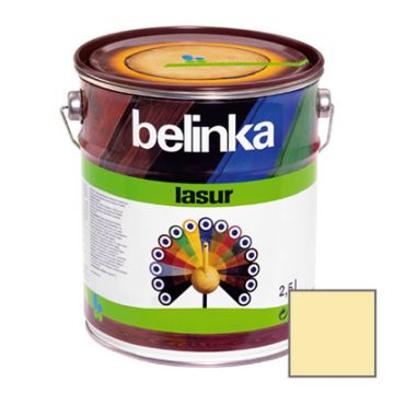 Декоративное покрытие Belinka Lasur №12 бесцветное 2,5 л