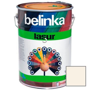 Декоративное покрытие Belinka Lasur №11 белое 10 л