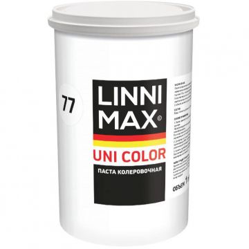 Универсальная пигментная паста для колеровки лакокрасочных материалов Linnimax Uni Color 77 Reinweiss 1л