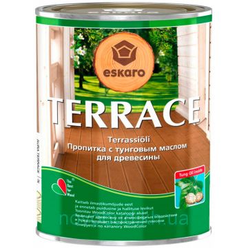 Масло для террас Eskaro Terrace прозрачное колеруемое 0,9 л Масло для террас Eskaro Terrace прозрачное колеруемое 0,9 л