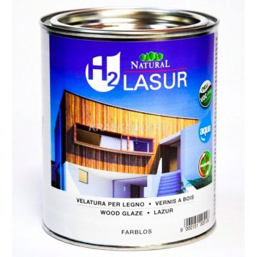 Масло-лазурь для дерева Natural H2 Lasur Aqua 0,1 л