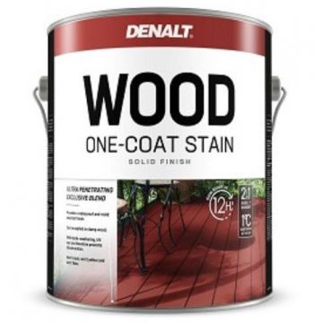 Масло для дерева Denalt Wood One-Coat Stain Solid Finish укрывное Winter white 3.78 л