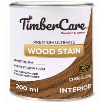 Масло тонирующее высокой прочности для дерева TimberCare Premium Ultimate Wood Stain матовый Шоколад/Chocolate (350025) 0,2 л
