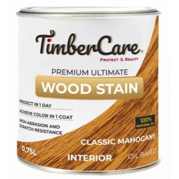 Масло тонирующее высокой прочности для дерева TimberCare Premium Ultimate Wood Stain матовый Классический махагон/Classic Mahogany (350014) 0,75 л