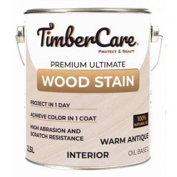 Масло тонирующее высокой прочности для дерева TimberCare Premium Ultimate Wood Stain матовый Античный белый/Warm Antique (350082) 2,5 л