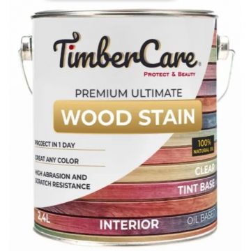 Масло тонирующее высокой прочности для дерева TimberCare Premium Ultimate Wood Stain матовый Clear Tint Base Прозрачный (350038) 2,4 л