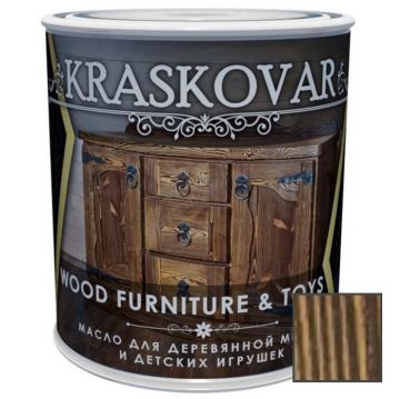 Масло Kraskovar Wood Furniture & Toys для мебели и детских игрушек Палисандр (1900001371) 0,75 л