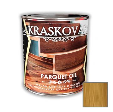 Масло для пола и паркета быстросохнущее Kraskovar Parquet Oil белоснежный (1900001745) 0,75 л