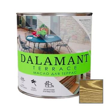 Масло для террас Kraskovar (Красковар) Dalamant Terrace Можжевельник (ДЛ-00001124) 0,7 л