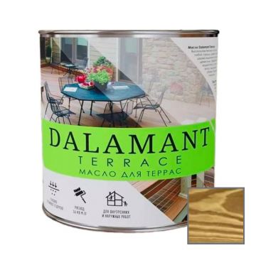 Масло для террас Kraskovar (Красковар) Dalamant Terrace Тик (ДЛ-00001128) 0,7 л