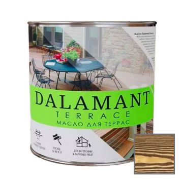 Масло для террас Kraskovar (Красковар) Dalamant Terrace Орех Гварнери (ДЛ-00001136) 2 л