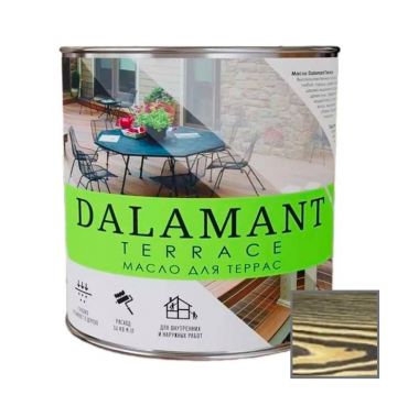 Масло для террас Kraskovar (Красковар) Dalamant Terrace Эбен (ДЛ-00001139) 2 л