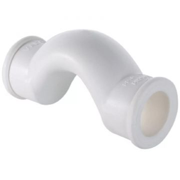Обвод полипропиленовый короткий Valfex (Валфекс) белый 25 мм (10170025)