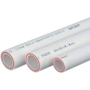 Труба Vieir полипропиленовая стекловолокно 40 х 5,5 мм PN 20, м.п. (в штанге 4 м) (VREB40-4)