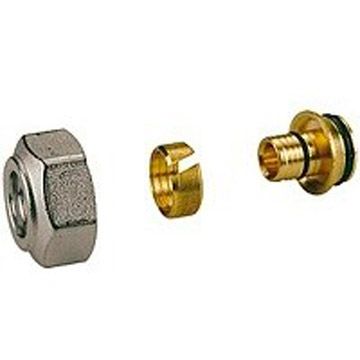 Переходник Giacomini (Джакомини) R179E, 1/2″x(16x2) , латунь, евроконус, для пластиковой трубы R179EY055