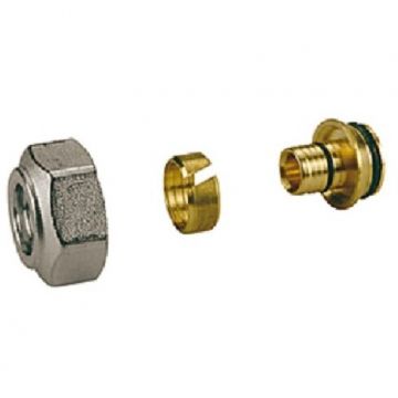 Переходник Giacomini (Джакомини) R179E, НГ ЕК, 3/4″, 16 x 2,2, латунь, для пластиковой трубы R179EX028