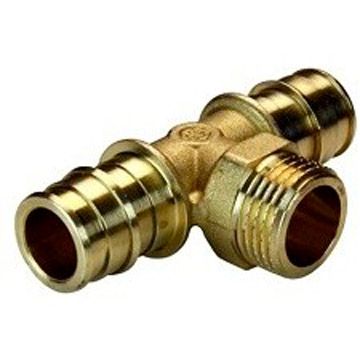 Тройник Giacomini (Джакомини) с наружной резьбой для системы GX 16x1/2″Mx16 GX153Y033