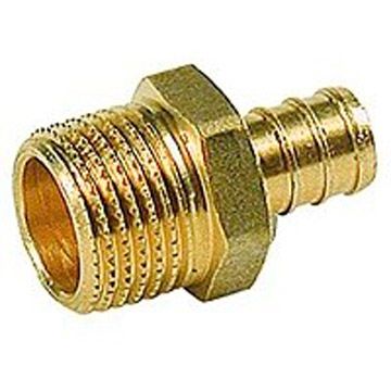 Прямой Фитинг Giacomini (Джакомини) Giacoqest с наружной резьбой 1″x1″M для обжимного соединения GZ107Y055