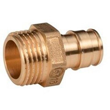 Прямой Фитинг Giacomini (Джакомини) с наружной резьбой для системы GX 25x3/4″M GX107Y045