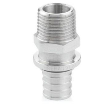 Переходник Rehau (Рехау) Rautherm S, Н, 20, 1/2″, оцинкованная латунь 12685701001