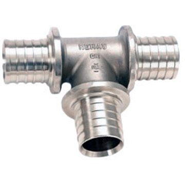 Тройник Rehau (Рехау) Rautherm S, 25, 25, 25, оцинкованная латунь, равнопроходной 12535291002